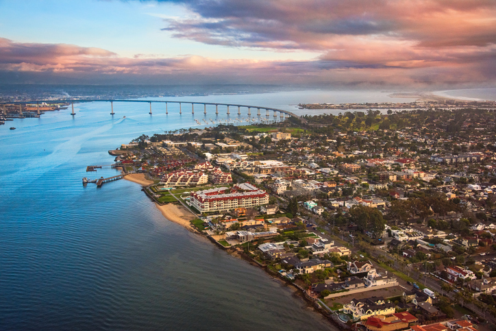 Panoramic Image of Coronado, CA